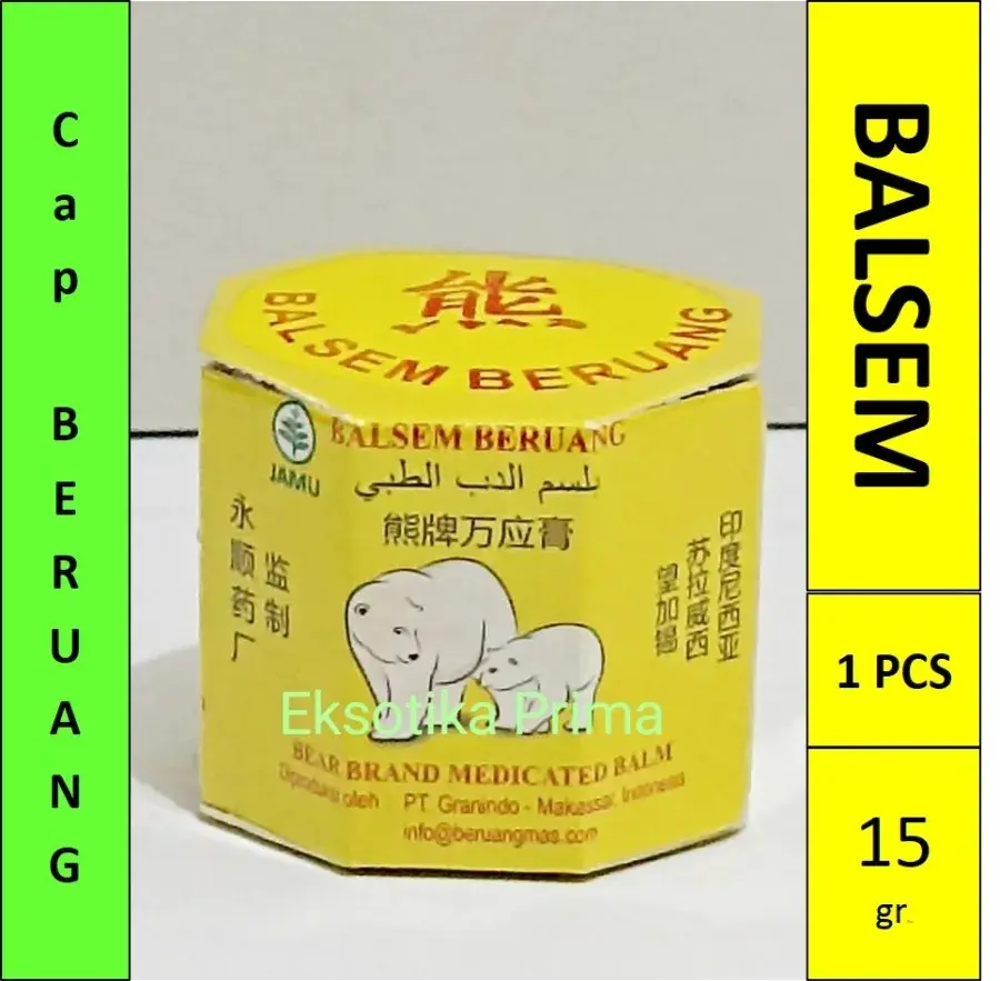 Balsem Cap Beruang 15 gr