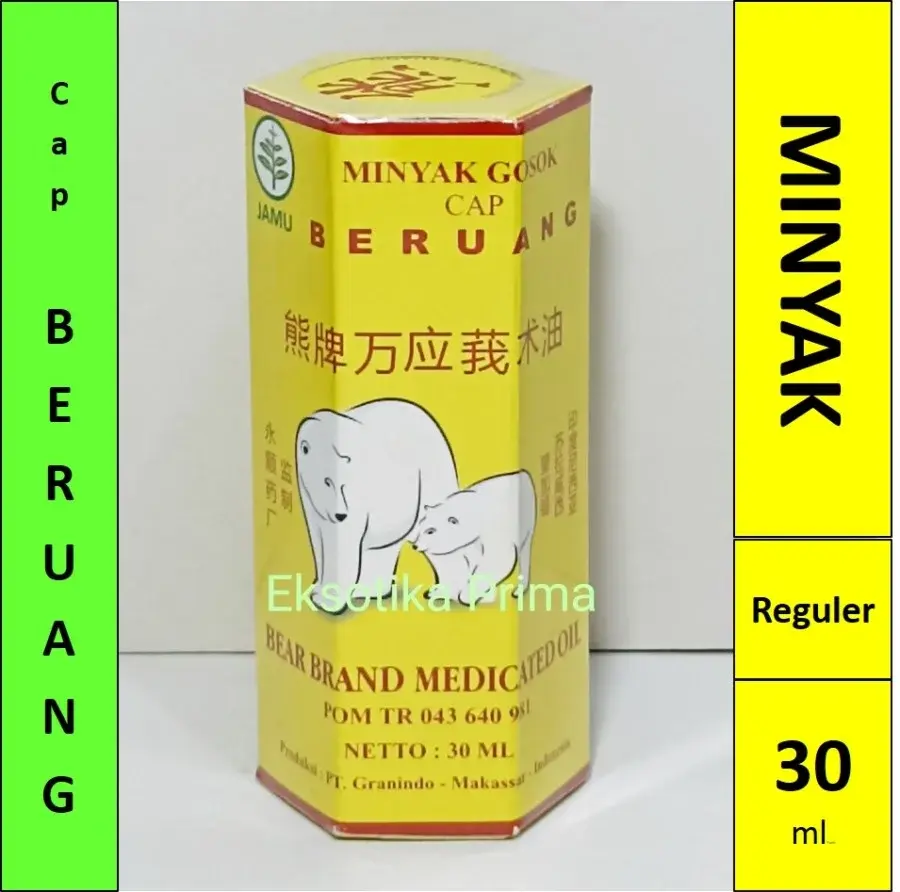 Minyak Gosok Cap Beruang Reguler 30 ml