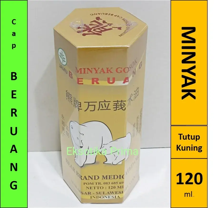 Minyak Gosok Cap Beruang Super 120 ml
