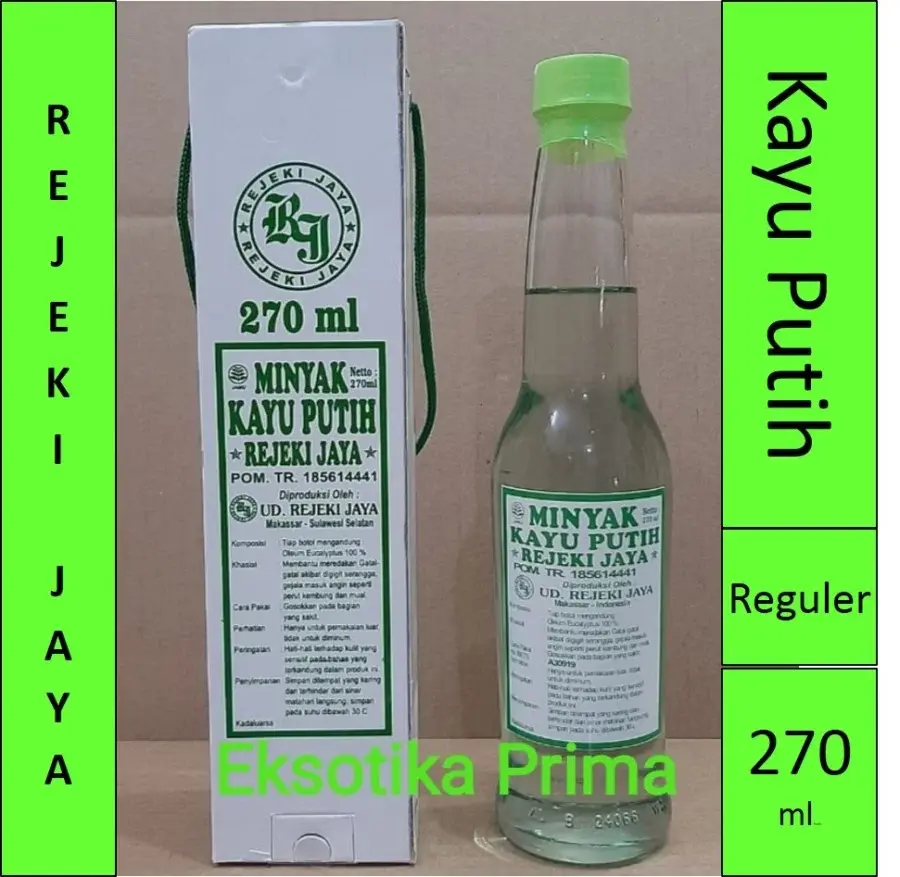 Minyak Kayu Putih Rejeki Jaya Reguler 270 ml