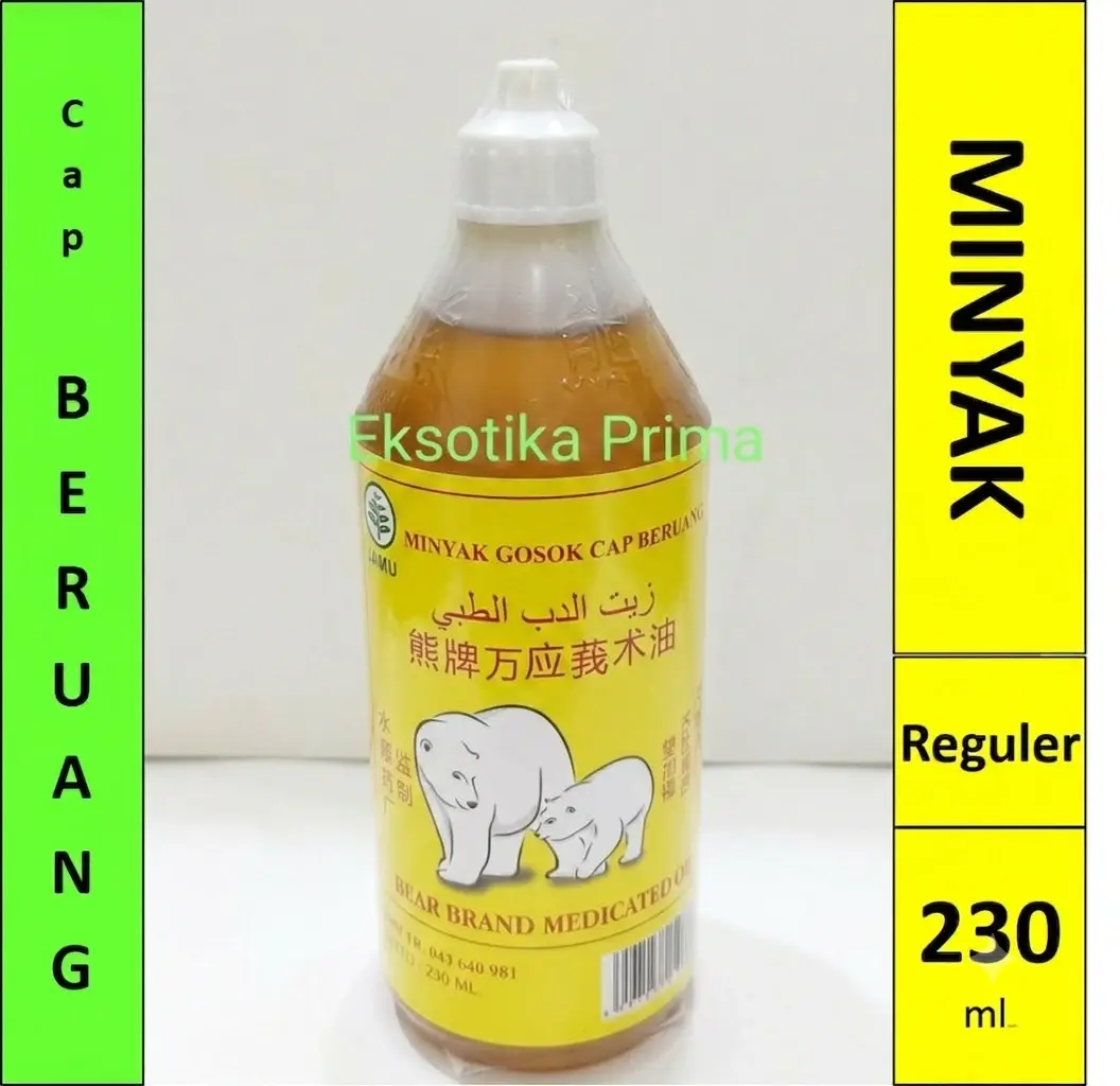 Minyak Gosok Cap Beruang Reguler 230 ml